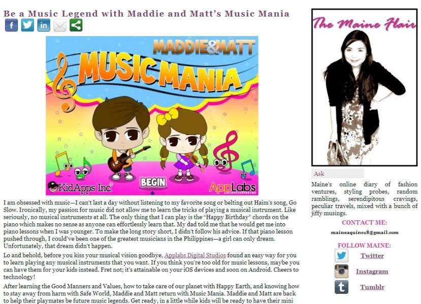 Maddie and Matt's Music Mania on The Maine Flair